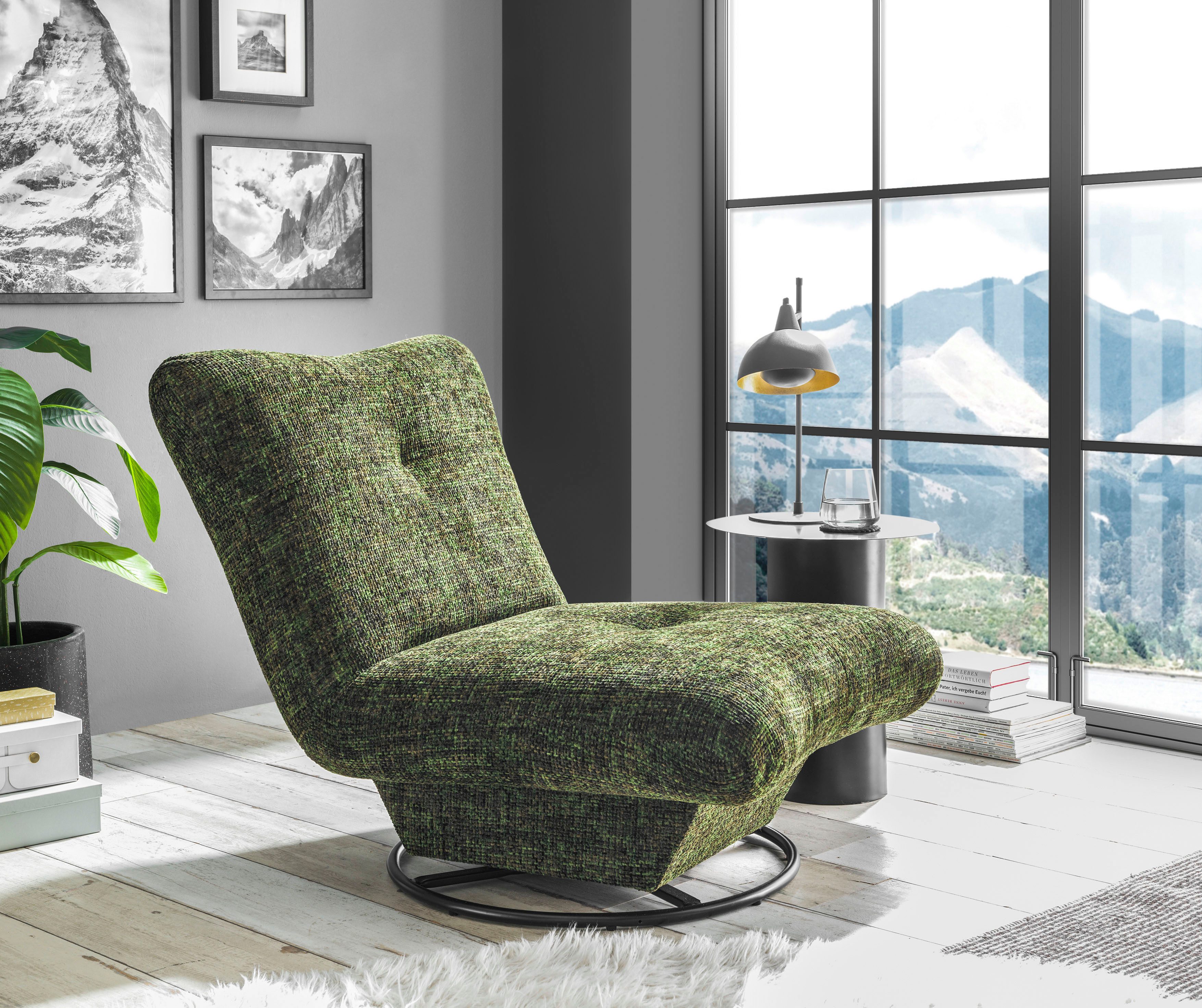 ED EXCITING DESIGN Drehsessel Maranello, frei im Raum stellbar, drehbar
