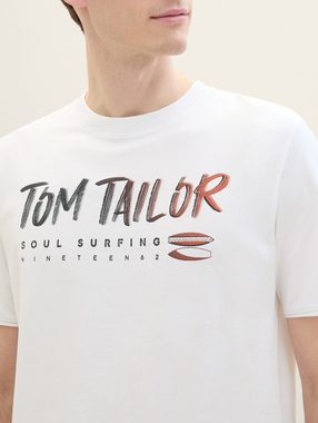TOM TAILOR T-Shirt T-Shirt mit Textprint