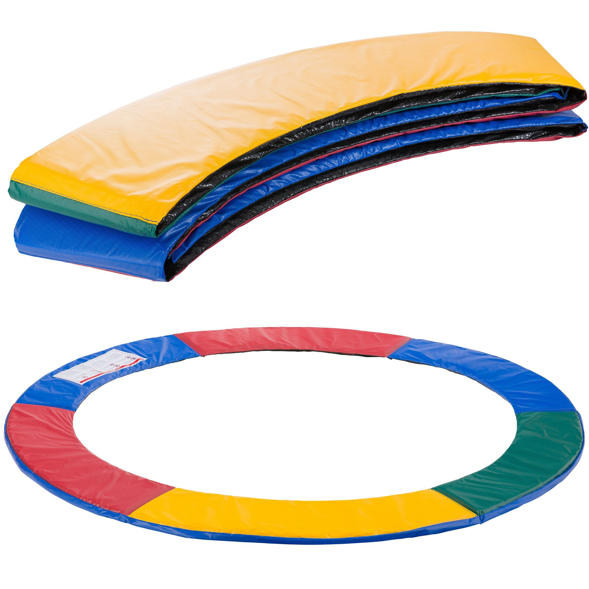 Trampolin-Randabdeckung Federschutz Ø 244 cm, Randschutz, PVC und PE, Reißfest