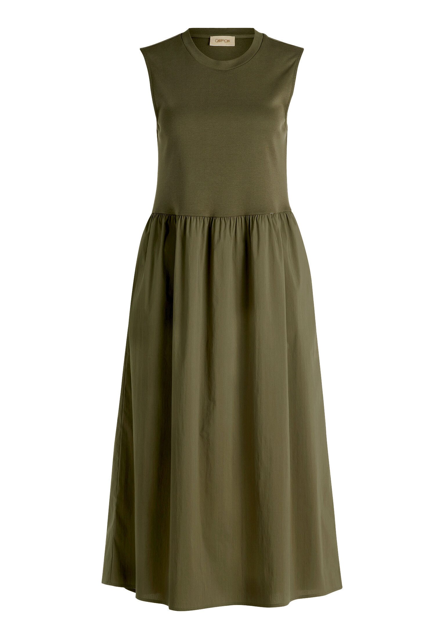 Cartoon Druckkleid Damen mit Eingrifftaschen