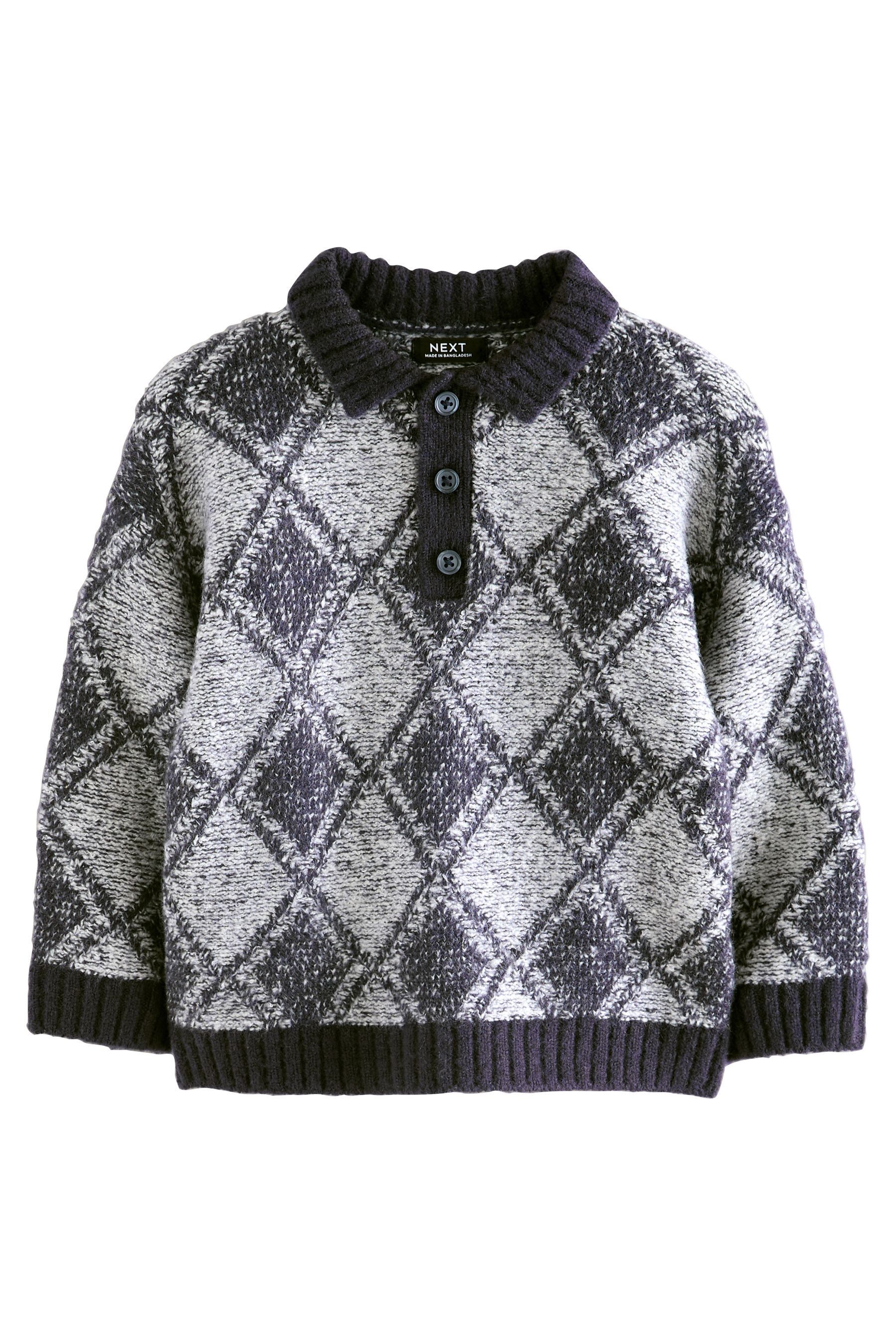 Polokragenpullover Polo-Strickpullover