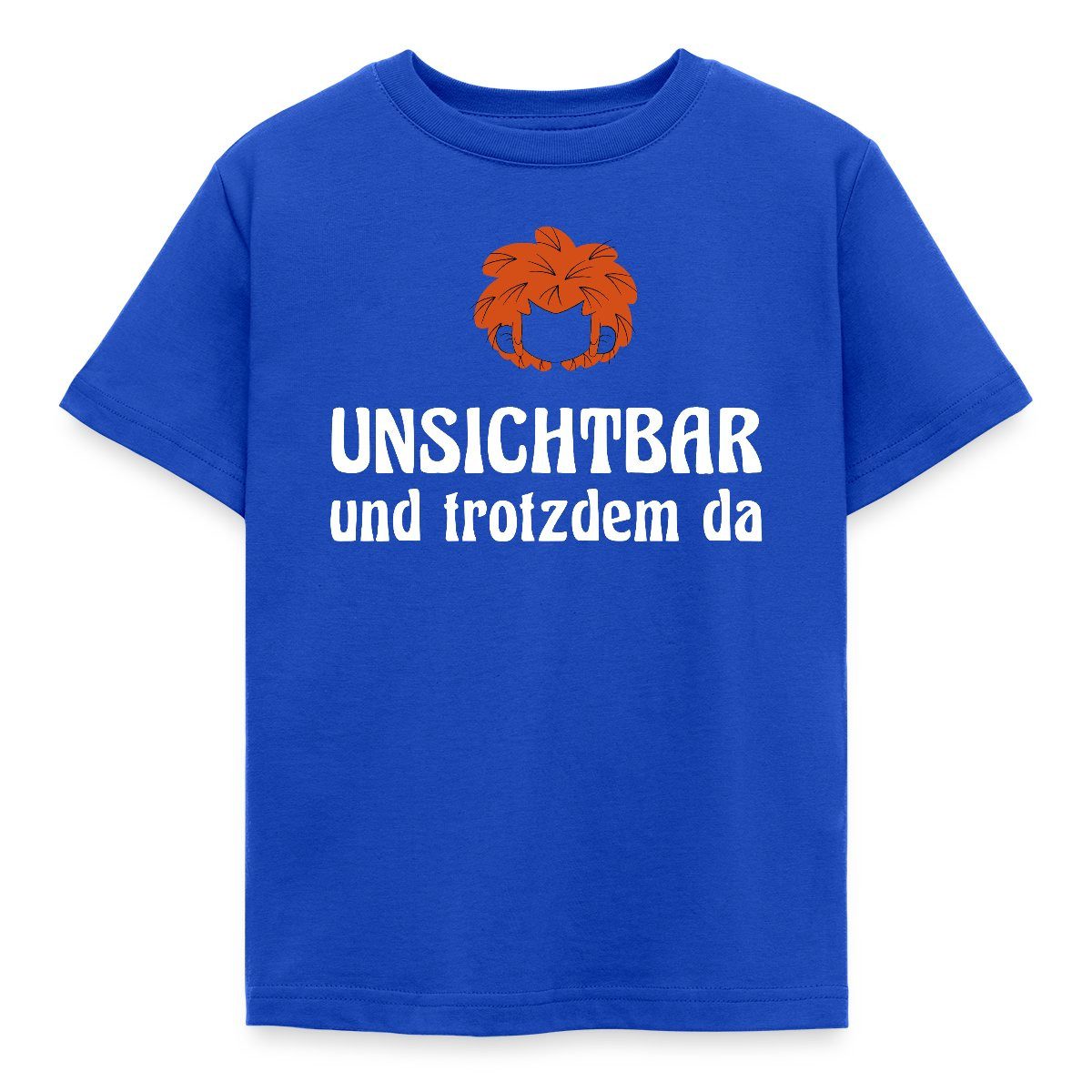 T-Shirt Pumuckl Mit Spruch Unsichtbar Und Trotzdem Da Kinder T-Shirt
