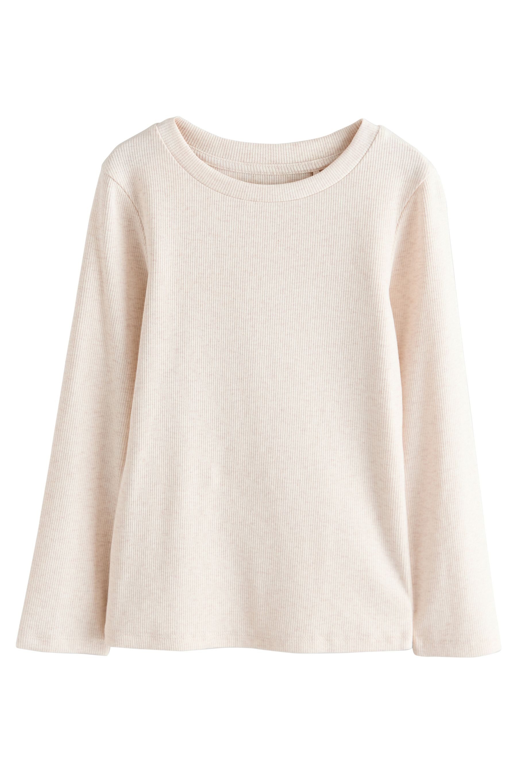 Langarmshirt Geripptes Langarmshirt