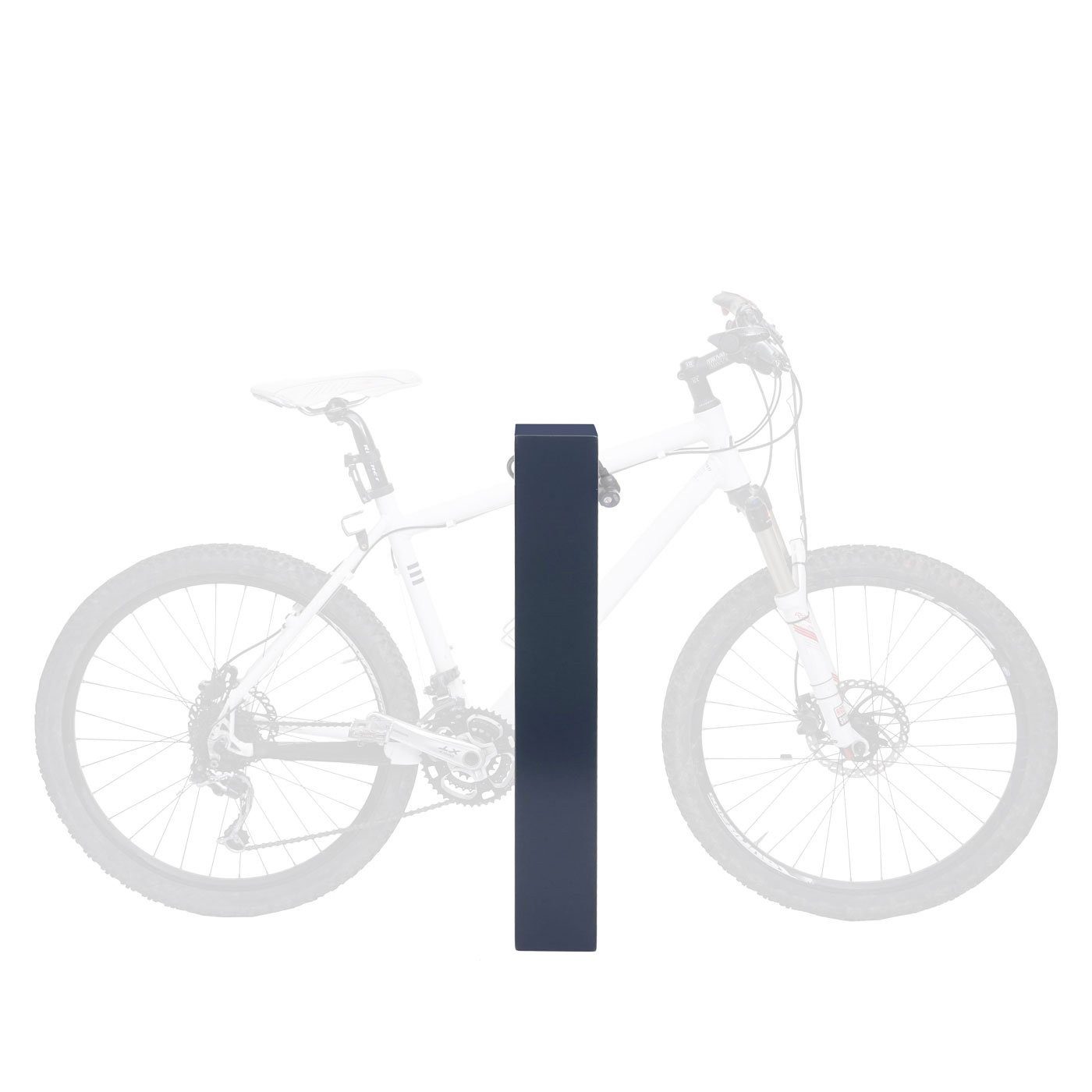 PROREGAL® Fahrradständer Fahrradbügel 87x10x13cm verzinkter Stahl Outdoor