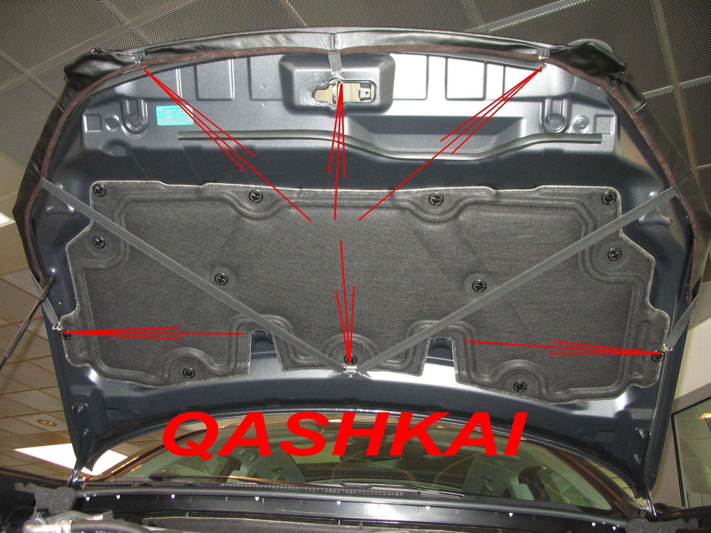 auto-bra Autoplane Steinschlagschutz für Nissan Qashqai 10-13 Haubenbra Tuning Bonnet Bra