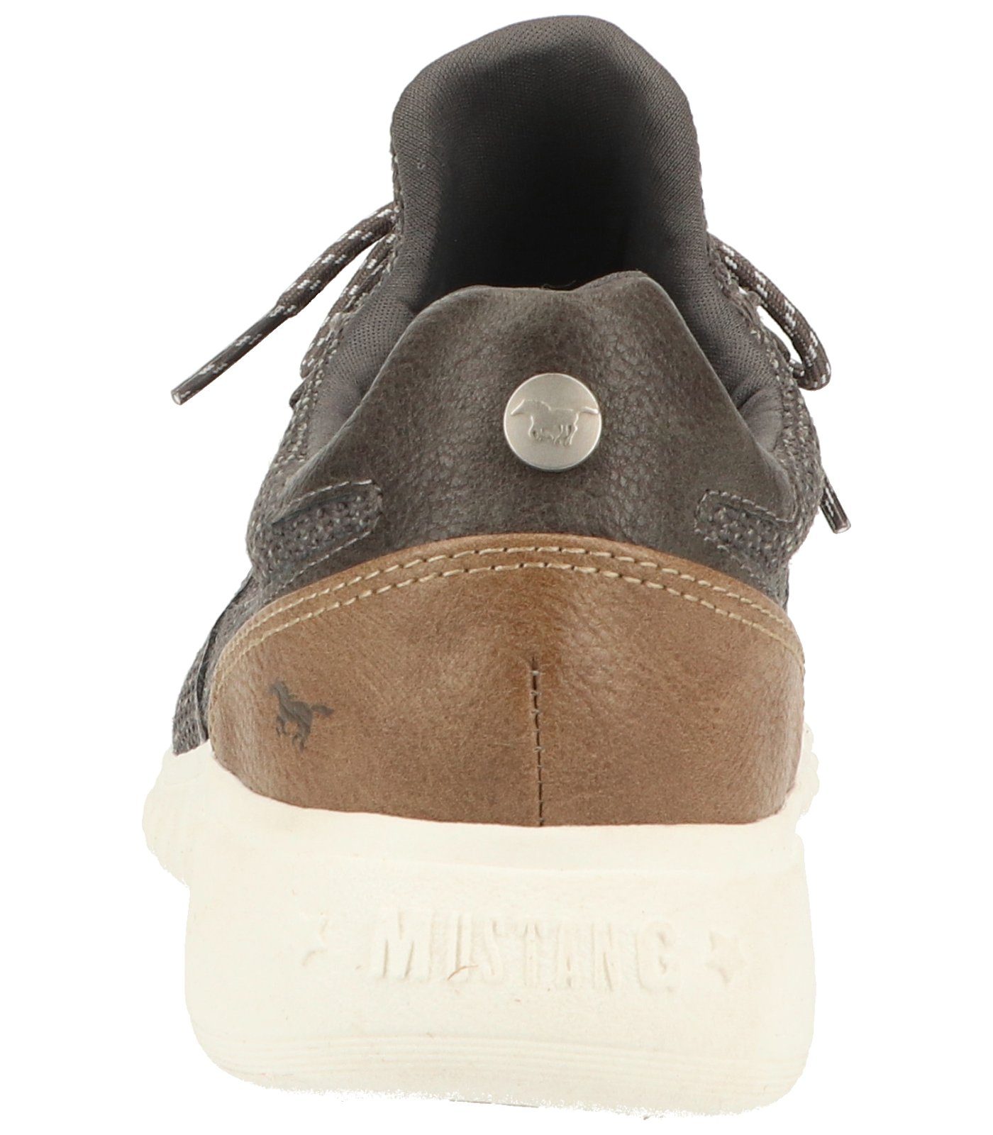 Lederimitat/Textil Mustang Sneaker MUSTANG Dunkelgrau Sneaker Shoes