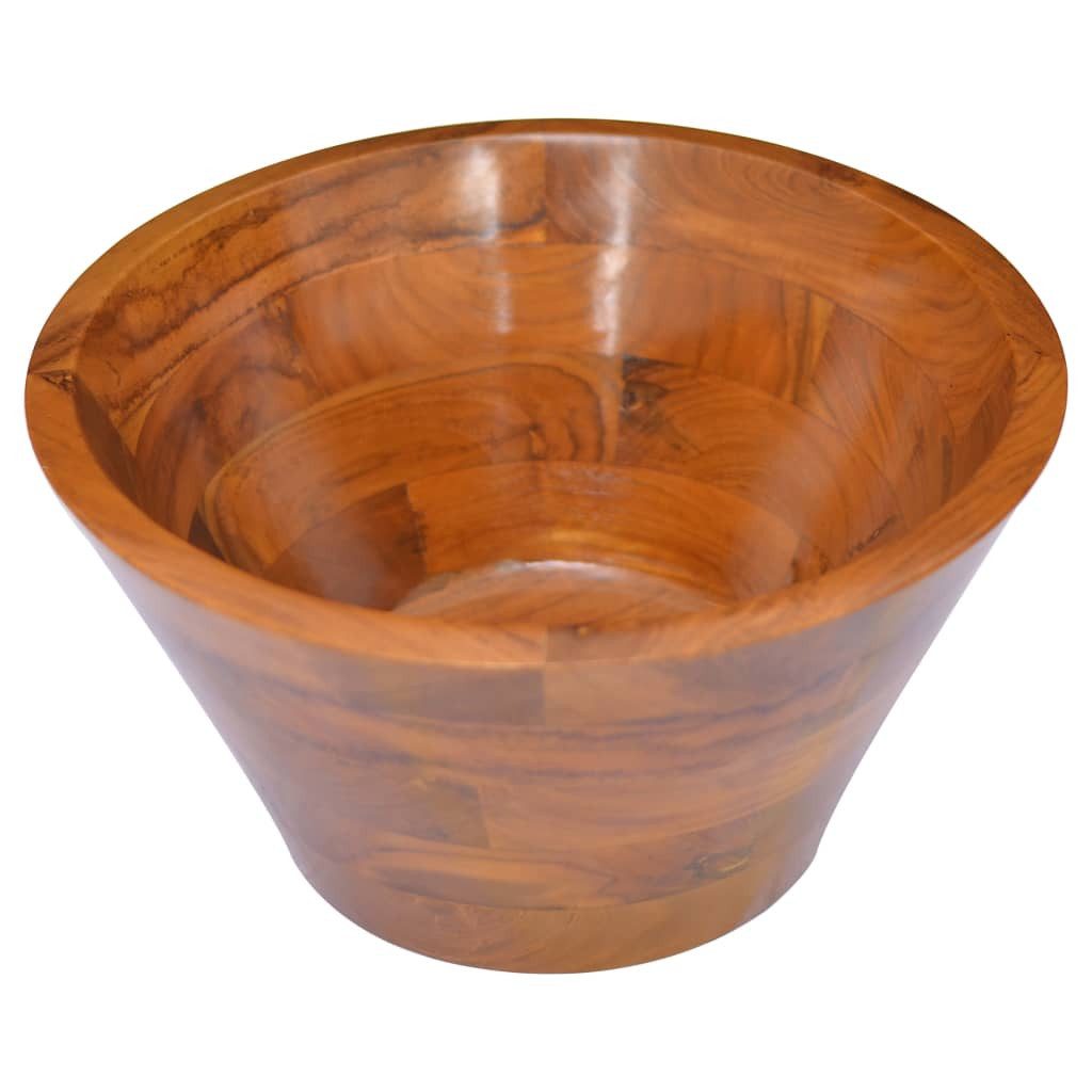 vidaXL Waschbecken Waschbecken Massivholz Teak 40x20 cm