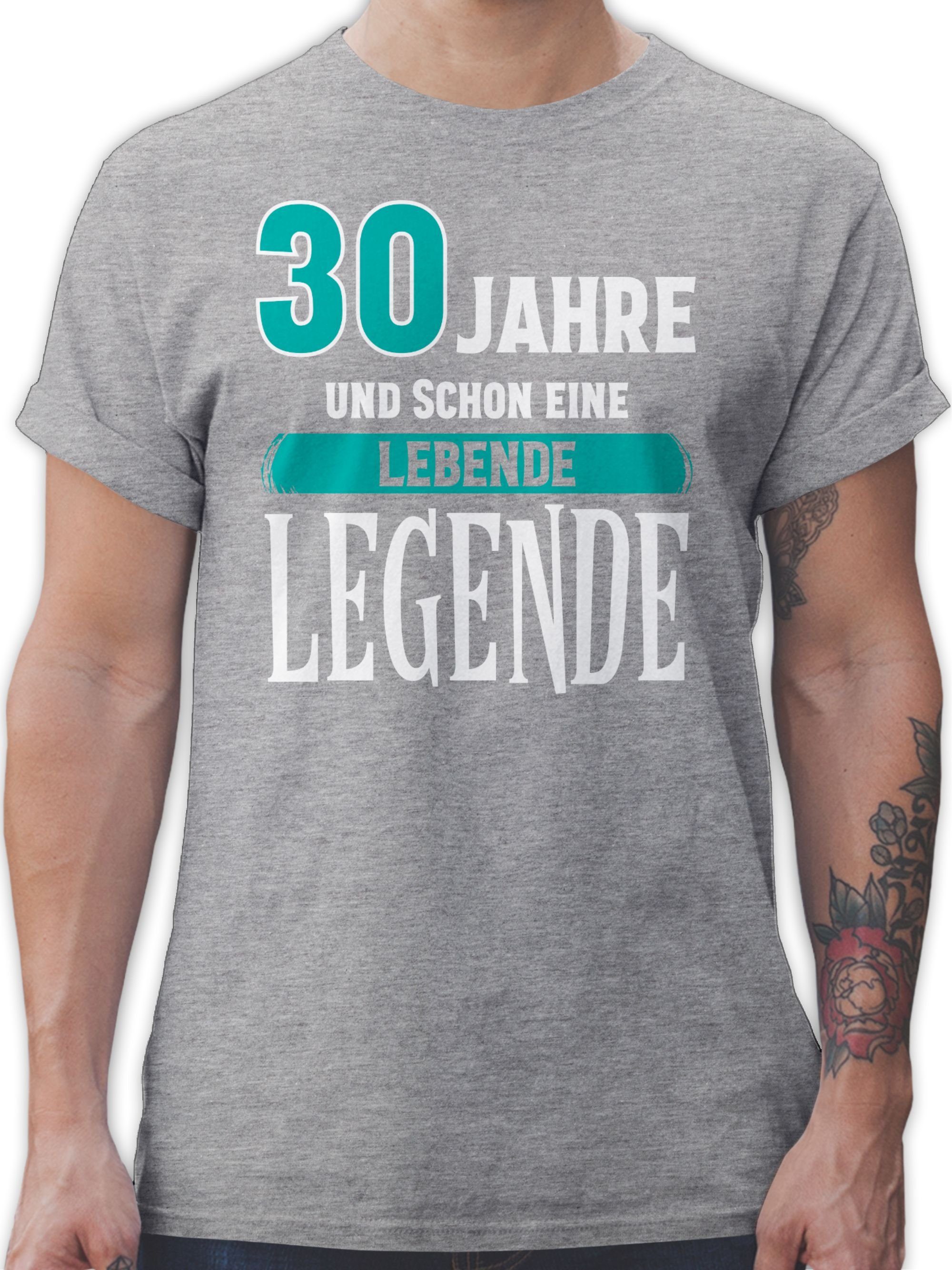 Shirtracer T-Shirt 30.Geburtstag Legende Fun Geschenk - Geburtstag Geschenk  - Herren Premium T-Shirt Geburtstagsgeschenk Birthday Party