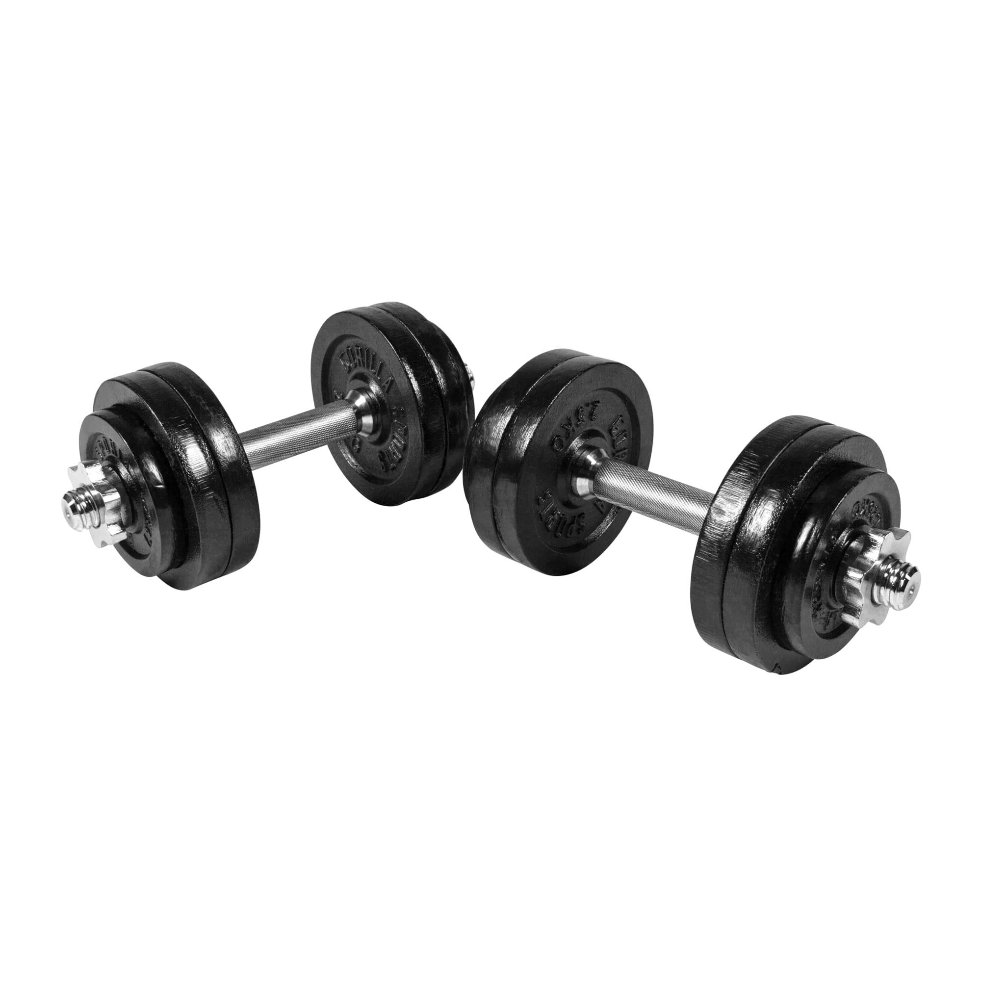 GORILLA SPORTS Kurzhantel Kurzhantelset Gusseisen 30 kg