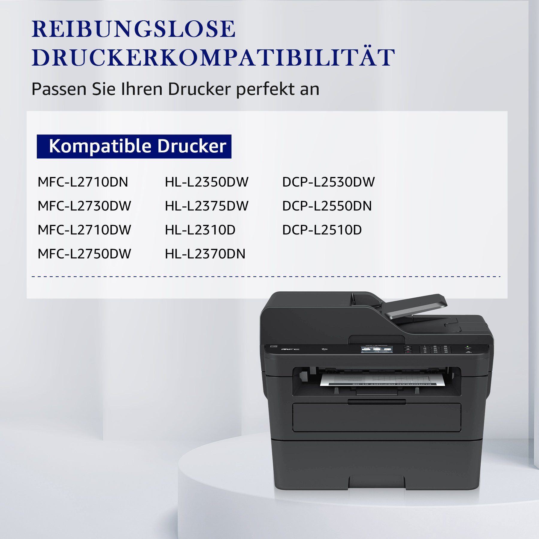 MOOHO Tonerpatrone 6000 Seiten pro Toner für TN-2420 TN2420 MFC-L2710DW L2750DW, für Brother HL-L2350DW MFC-L2710DW DCP-L2530DW