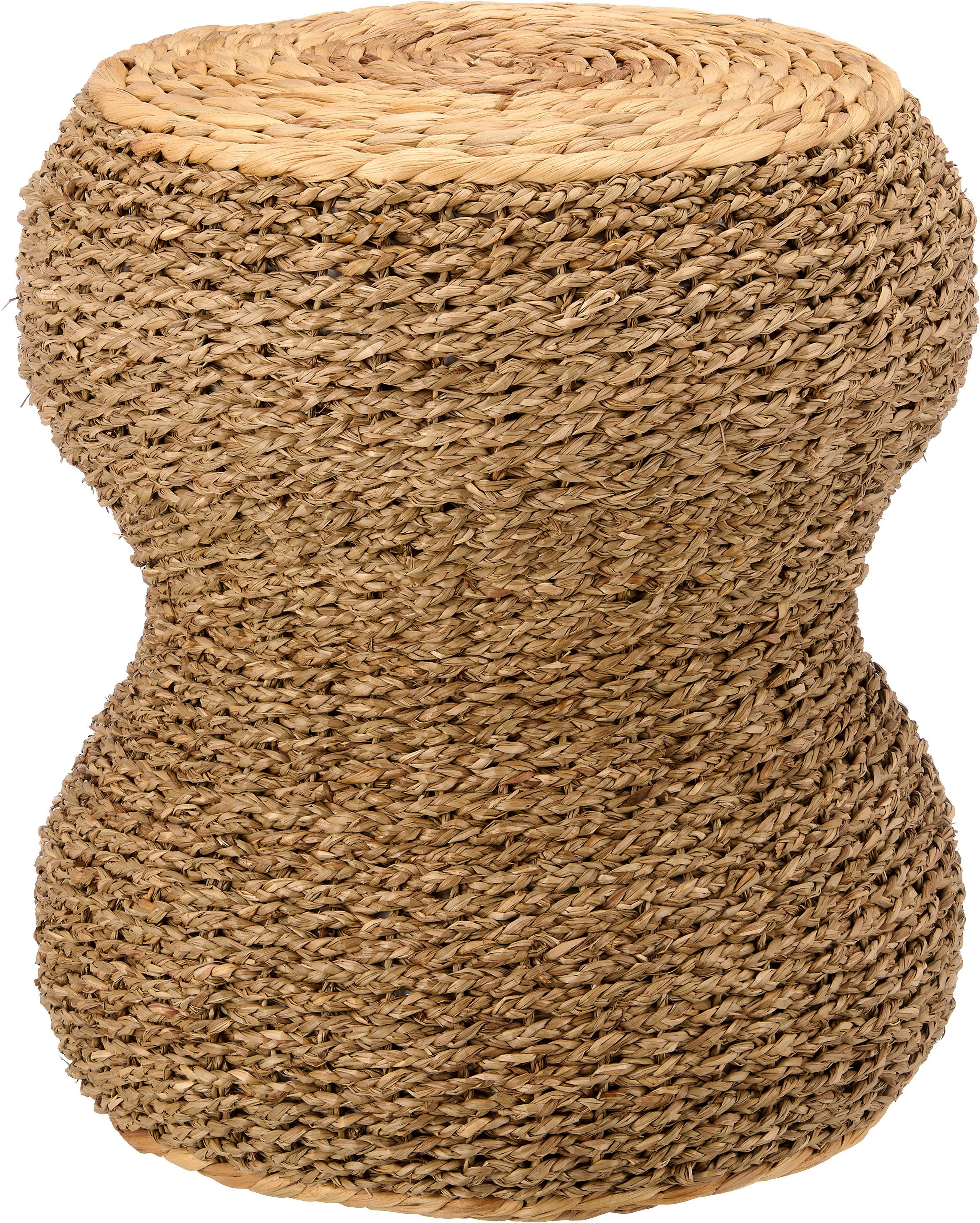 Creativ home Sitzhocker Pouf (1 St), in geschwungener Form