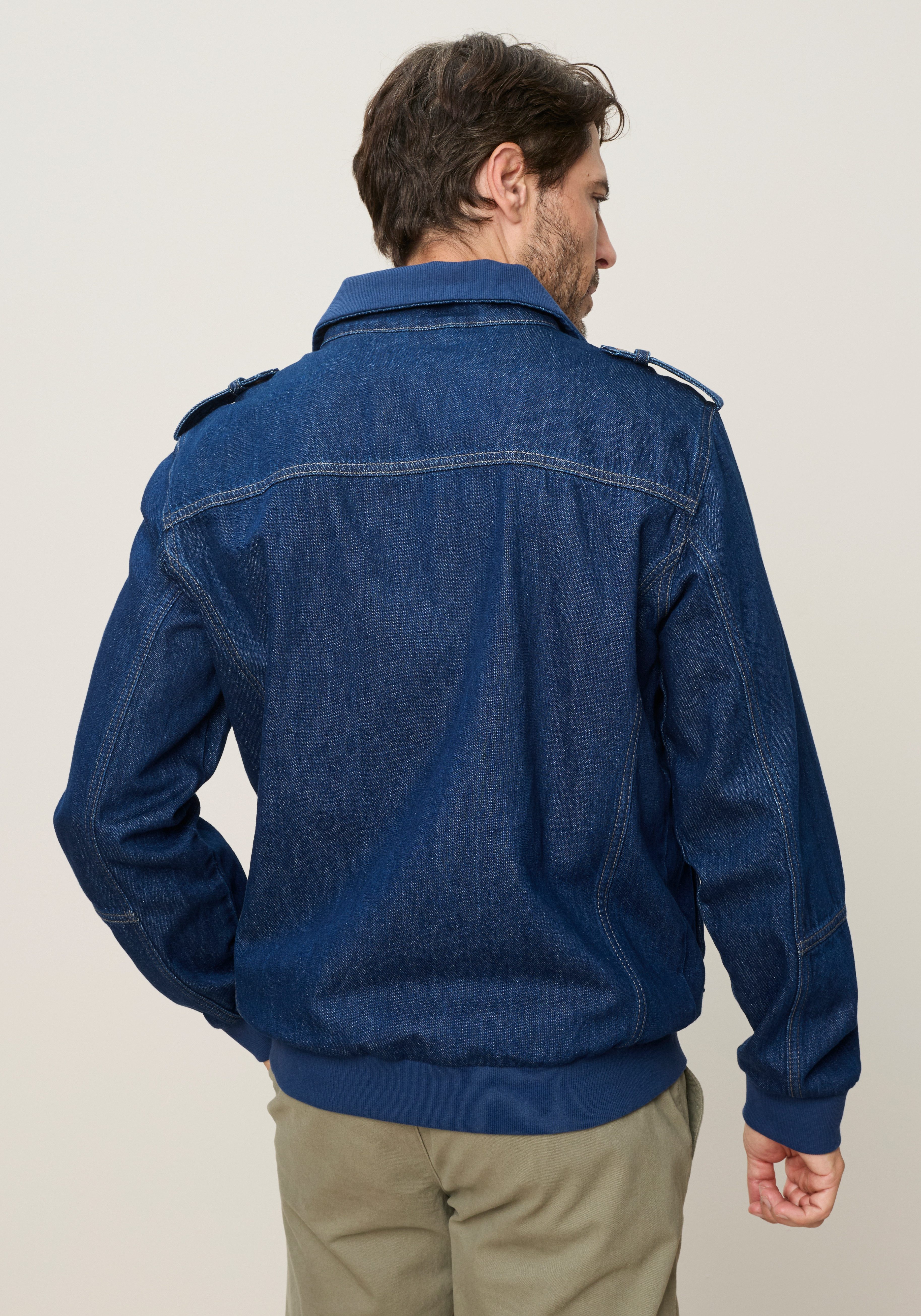 Arizona Jeansjacke Blouson mit Stehkragen, Comfort Fit, normale Länge – Bild 3 von 5