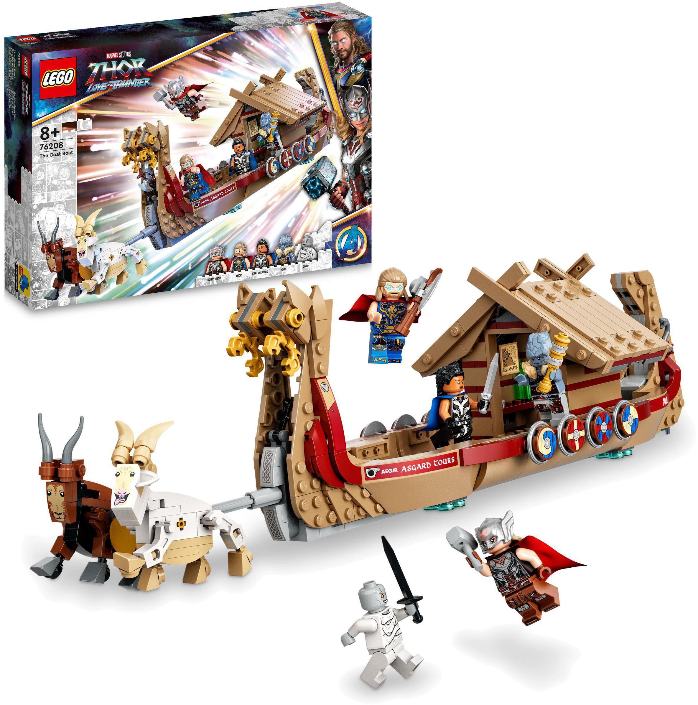 Das Ziegenboot (76208), LEGO® Marvel Konstruktionsspielsteine
