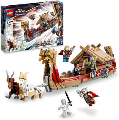 LEGO® Konstruktionsspielsteine Das Ziegenboot (76208), LEGO® Super Heroes, (564 St)