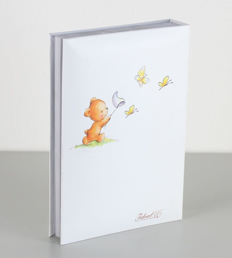 IDEAL TREND Fotoalbum Baby in Fotoalbum Album Bear Foto für Kinder 10x15 300 Butterfly cm Memoalbum Fotos