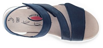 Gabor Rollingsoft Keilsandalette, Sommerschuh, Sandale, Keilabsatz, mit OPTIFIT-Wechselfußbett