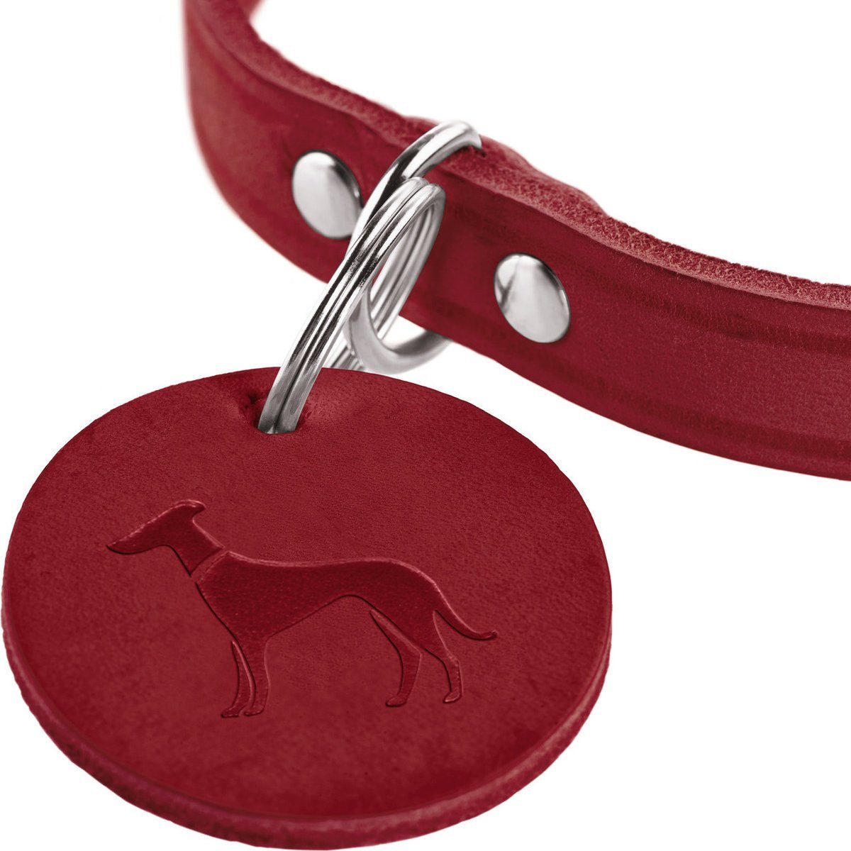 Hunter Tierbedarf Hunde-Halsband Halsband Aalborg rot