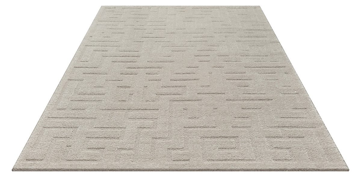 the carpet Designteppich Elisa, rechteckig, Höhe: 15 mm, mit klaren geometrischen Formen und Linien