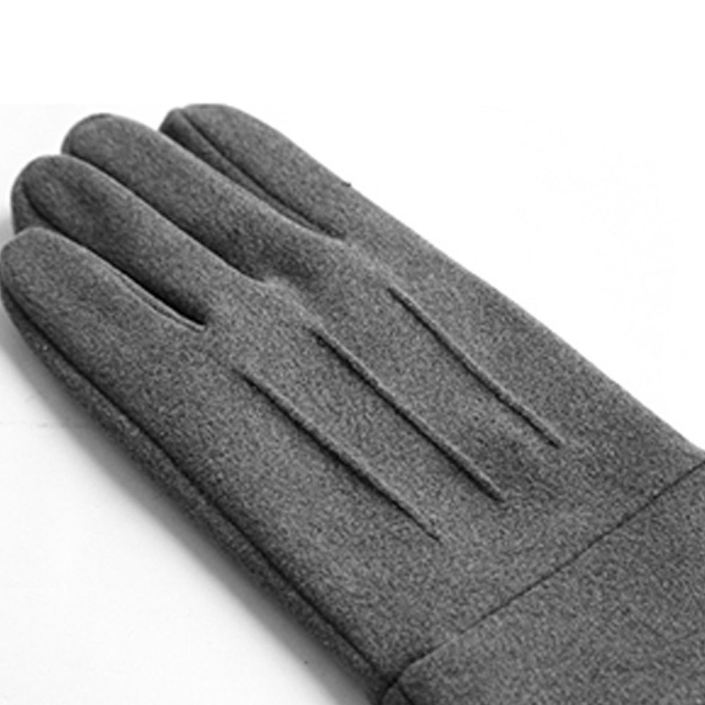 HOME Handschuhe Warm Fahrradhandschuhe Outdoor Radfahren Handschuhe (Paar) Damen-Grau Touchscreen Winter Sporthandschuhe Fleecehandschuhe Winddicht LAPA für Skifahren