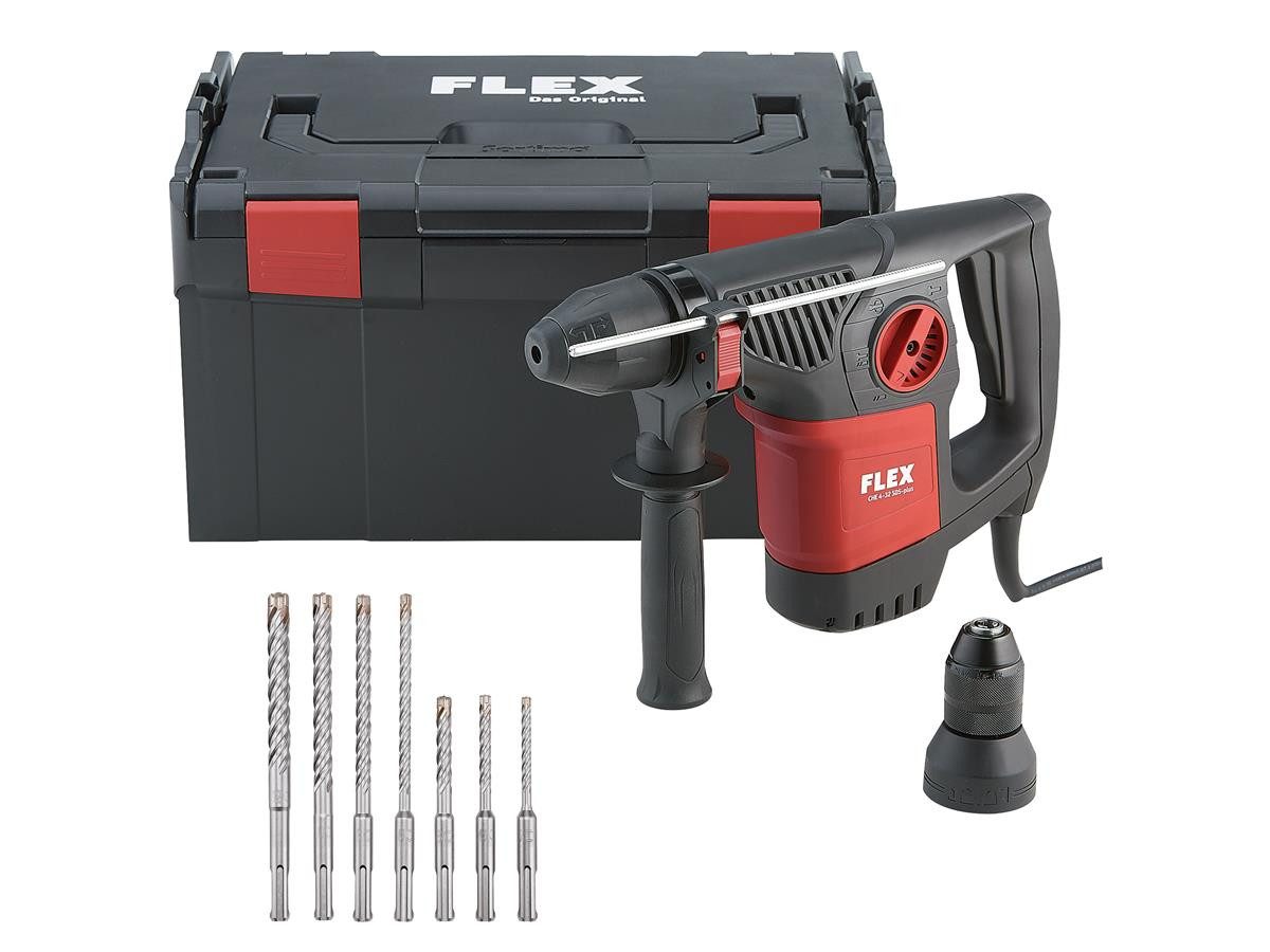 Flex Bohrhammer CHE 4-32 R SDS-Plus mit L-Boxx/ZB, 230 V, max. 850 U/min