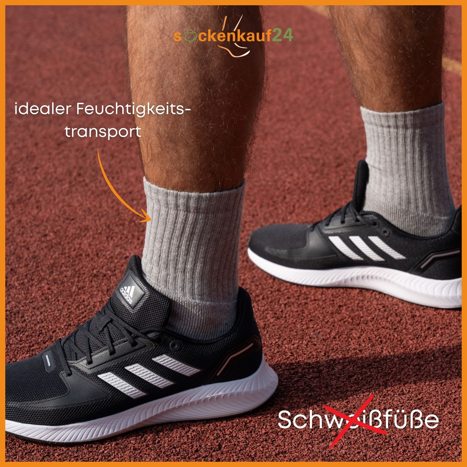 sockenkauf24 Tennissocken 10 Paar Damen & Herren Sportsocken atmungsaktiv Arbeitssocken Baumwolle