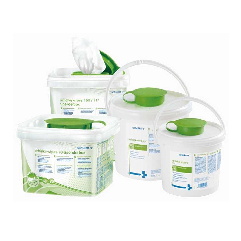 SCHÜLKE & MAYR GmbH Desinfektionsmittelspender schülke wipes 70 Spenderbox 5x 1ST KT