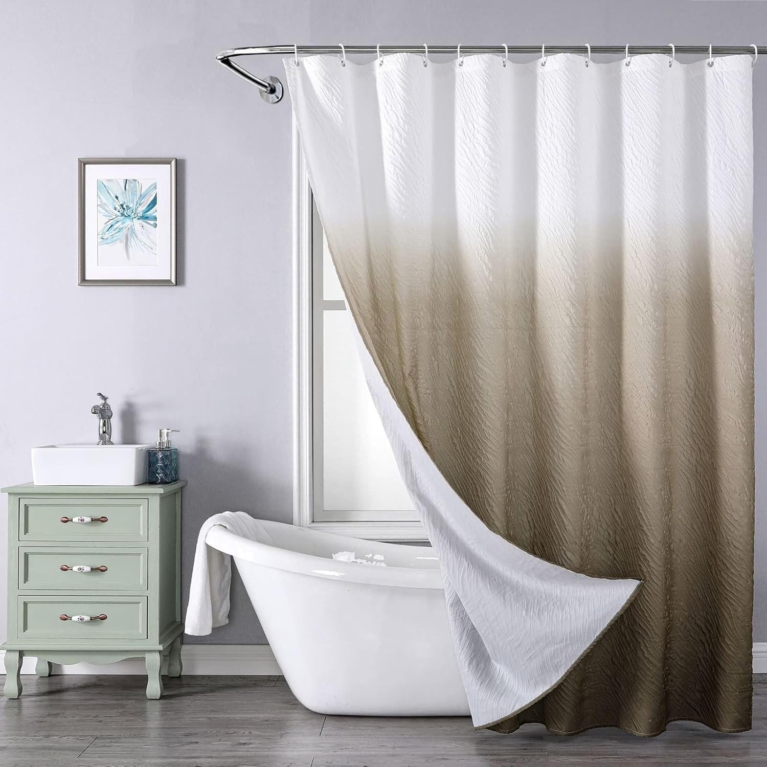 BYSURE Duschvorhang Breite 180 cm (1-tlg), günstig online kaufen