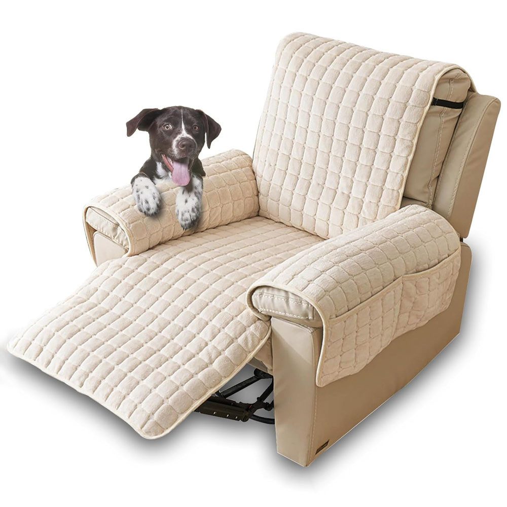 TUWENA Sesselschoner Sesselschoner Mit Armlehne, 1 Sitzer Fernsehsessel Schutzbezug