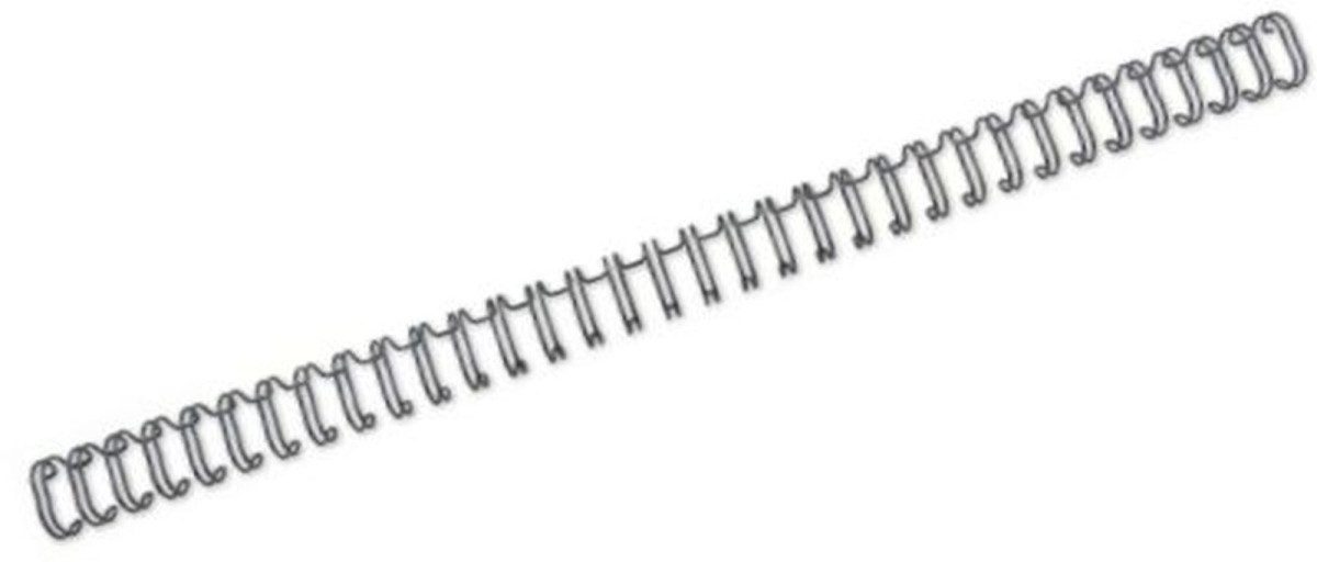 GBC Thermo-Bindemappe Drahtbinderücken WireBind A4 Nr. 6 9,5mm VE=250 Stück schwarz, (