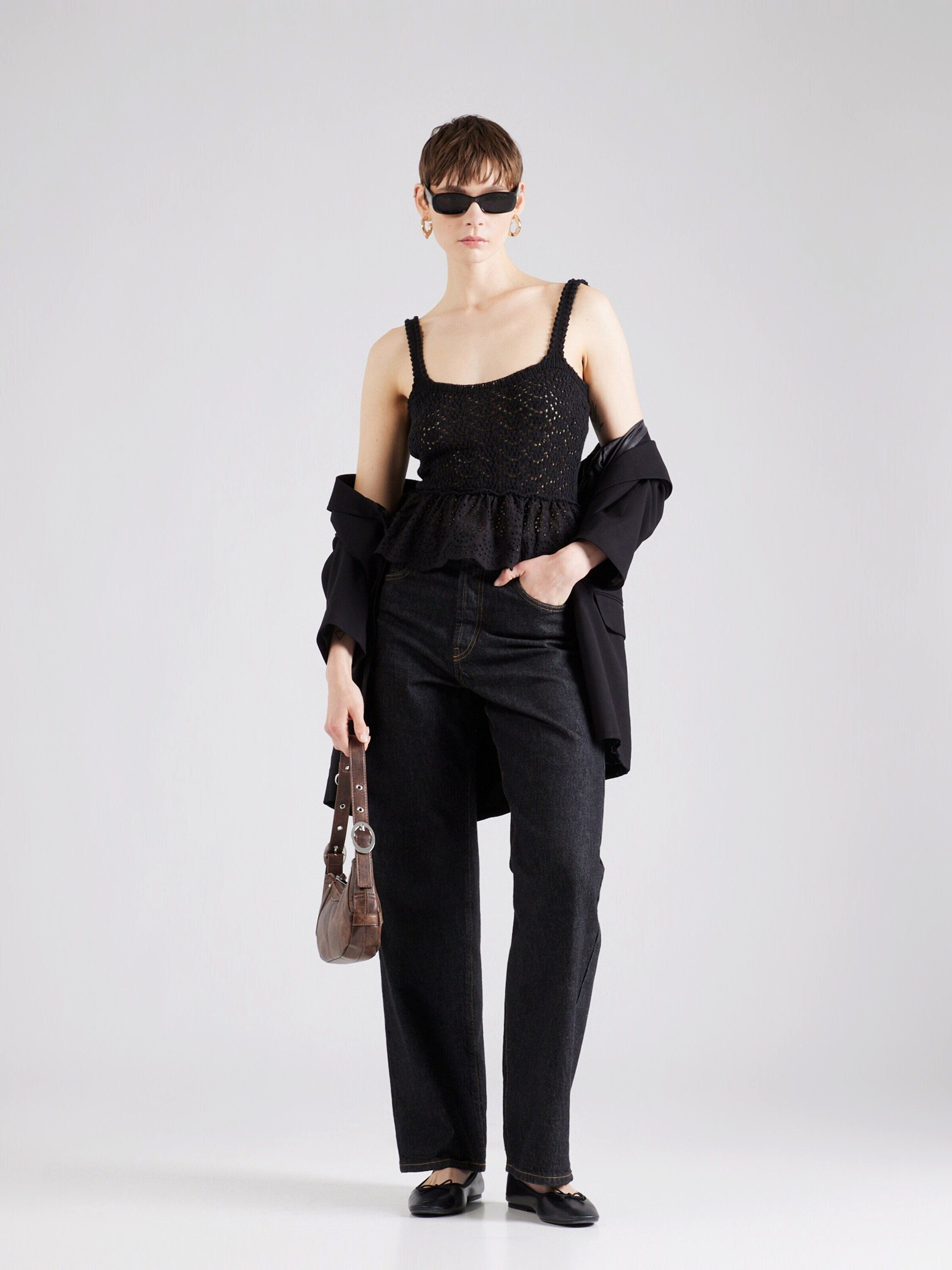 ONLY Shirttop CHRISSIA (1-tlg) Volant