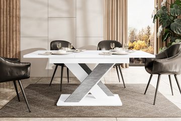 ALTDECOR Esstisch RONX (Esstisch, Küchentisch, Esszimmertisch - Wohnzimmertisch 140 -180x80x75)