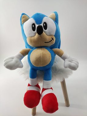 Sonic SEGA Kuscheltier Sonic The Hedgehog SEGA Sonic Plüschtier 30 cm Sonic Kuscheltier (1-St), Super weicher Plüsch Stofftier Kuscheltier für Kinder zum spielen
