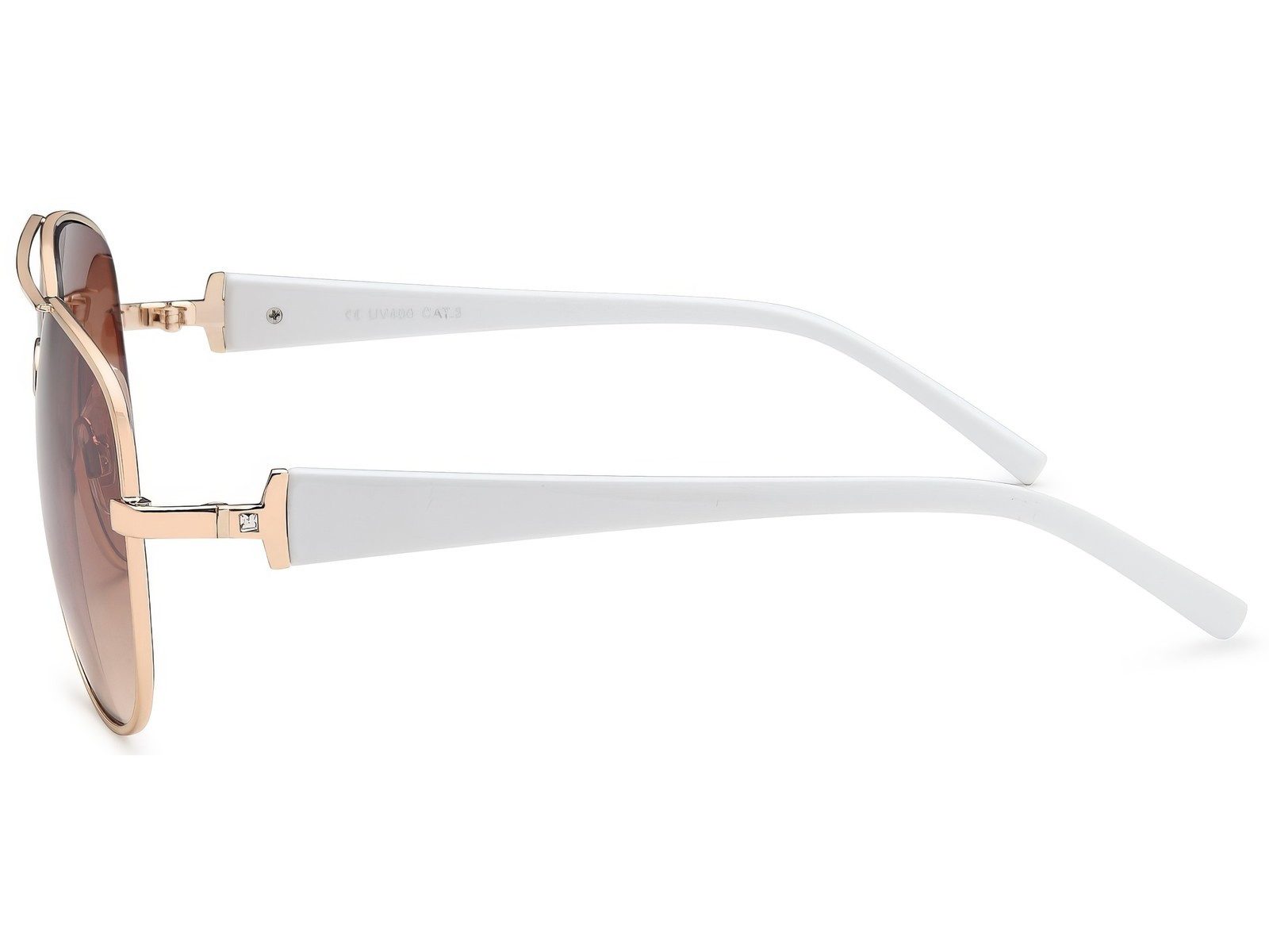 styleBREAKER Sonnenbrille Pilotenbrille mit Strass Edle Fliegerbrille (1-St)