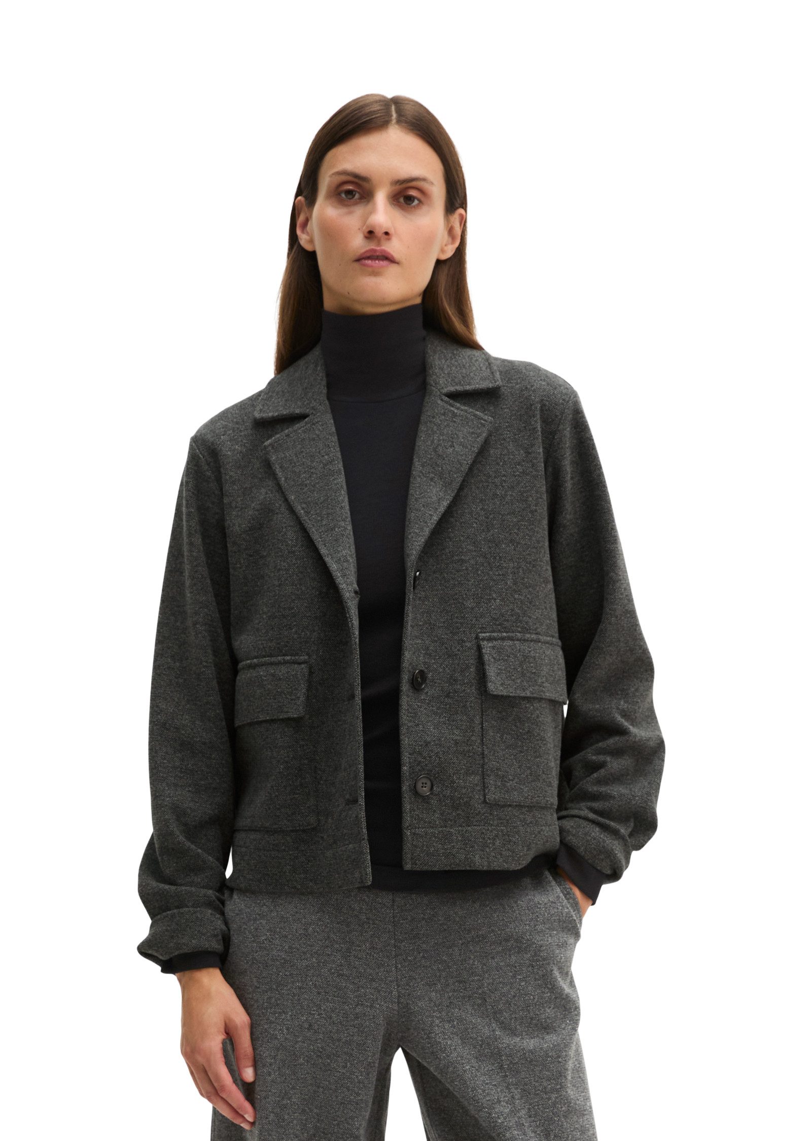Marc O'Polo Jerseyblazer Bio-Baumwolle-Polyester-Viskose-Stretch-Mix