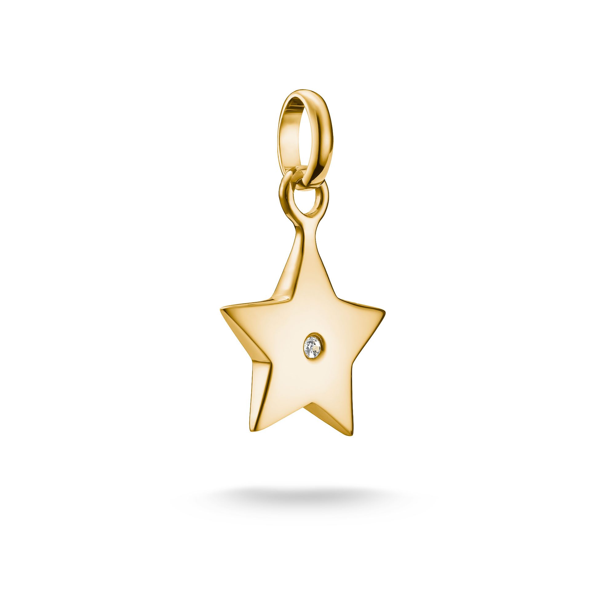 THOMAS SABO Charm Stern Charm Stern der Hoffnung - Connect, CC1238-051-14, CC1238-414-14, mit Zirkonia (synth)