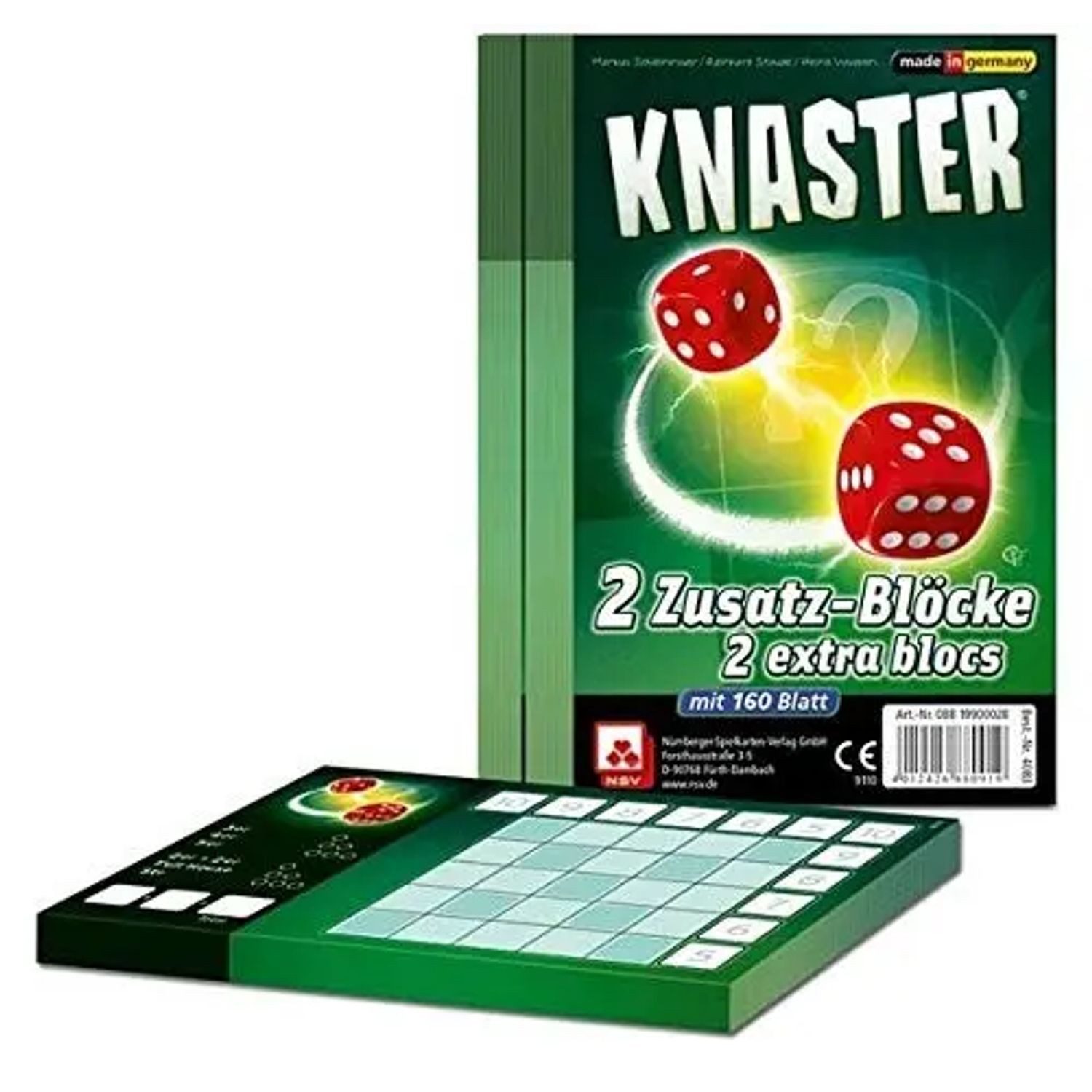 Spiel Knaster - Ersatzblöcke