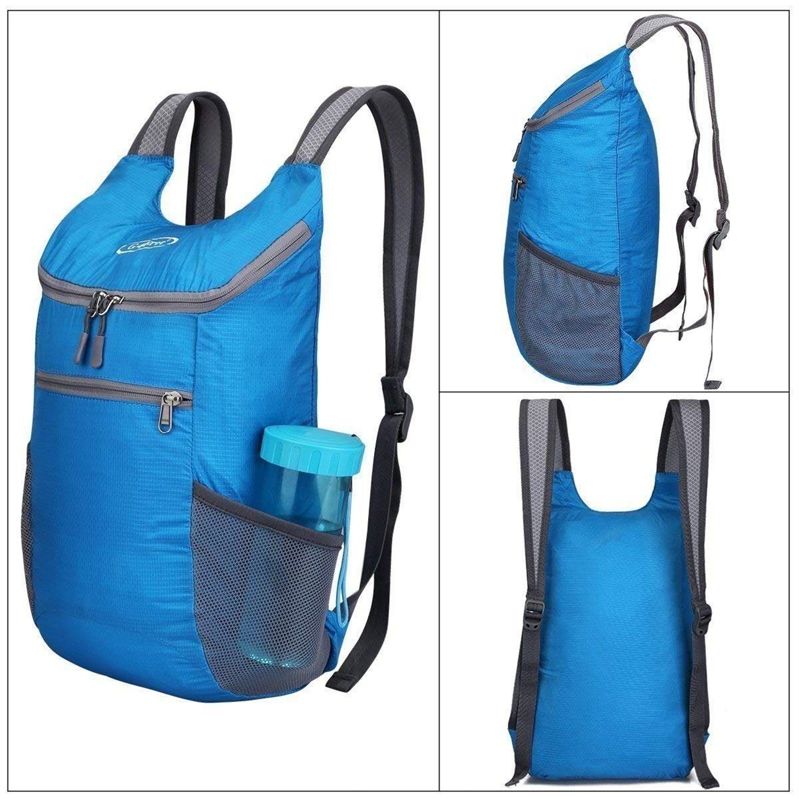 G4Free Wanderrucksack, Wanderrucksack Backpack 11 Rucksack Kleiner Blau L