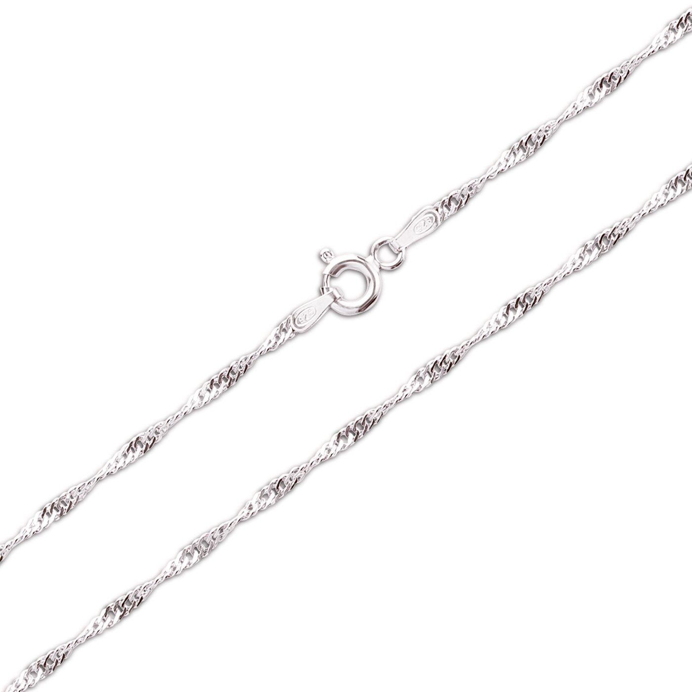 Schöner-SD Silberkette Singapurkette 1,8mm Halskette gedreht günstig online kaufen