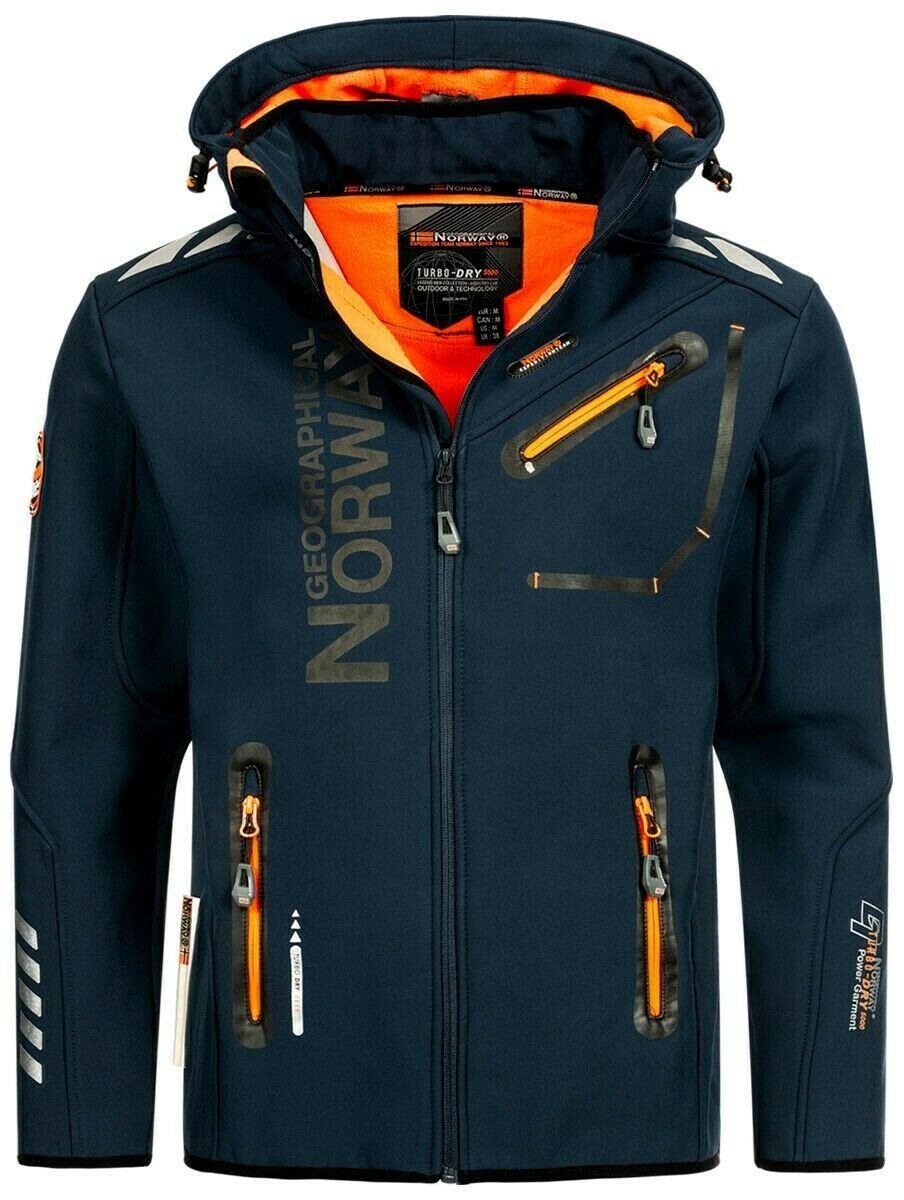 Geographical Norway Softshelljacke Herren Frühlings Jacke Softshell Jacke Outdoor Regen Übergangs Jacke