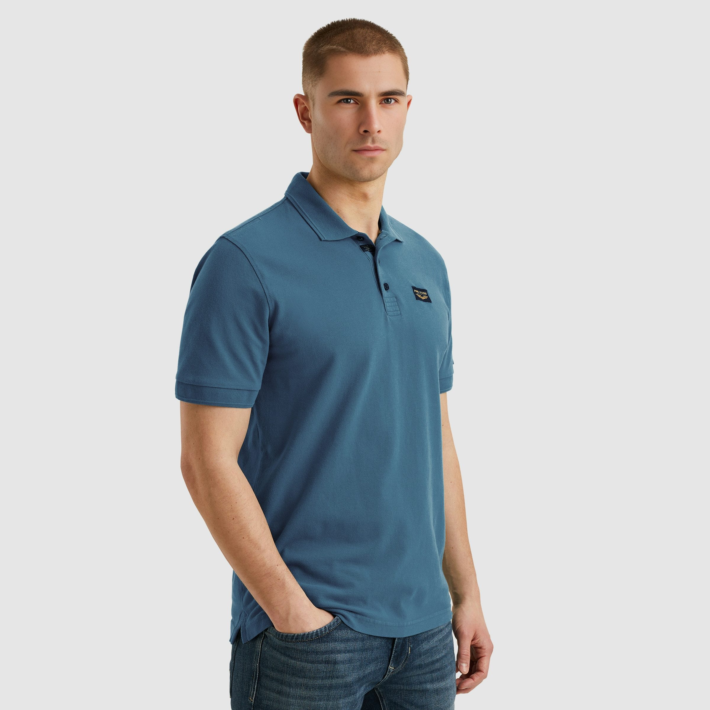 PME LEGEND Poloshirt mit Logostickerei günstig online kaufen