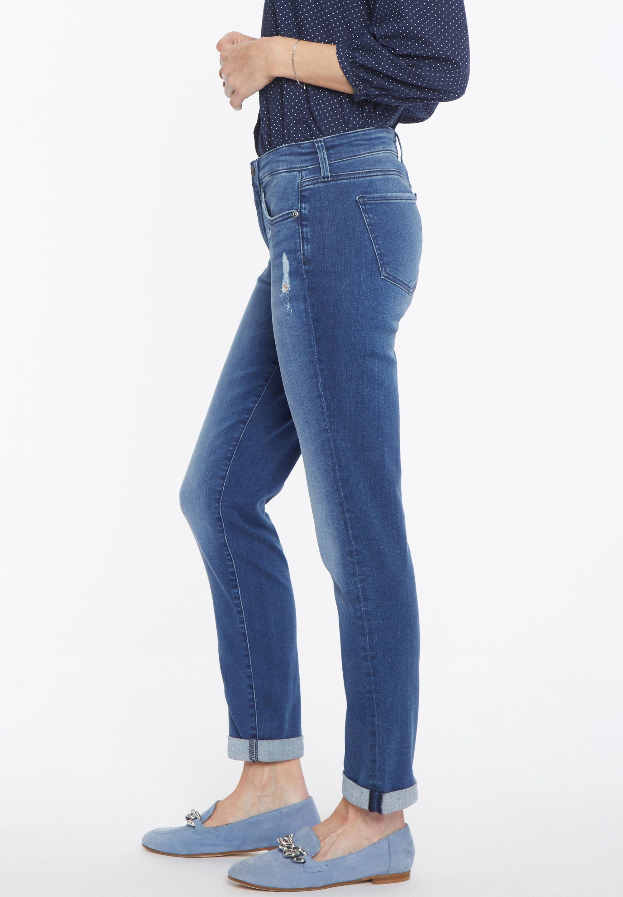 Damen Jeans NYDJ Regular-fit-Jeans Margot Girlfriend