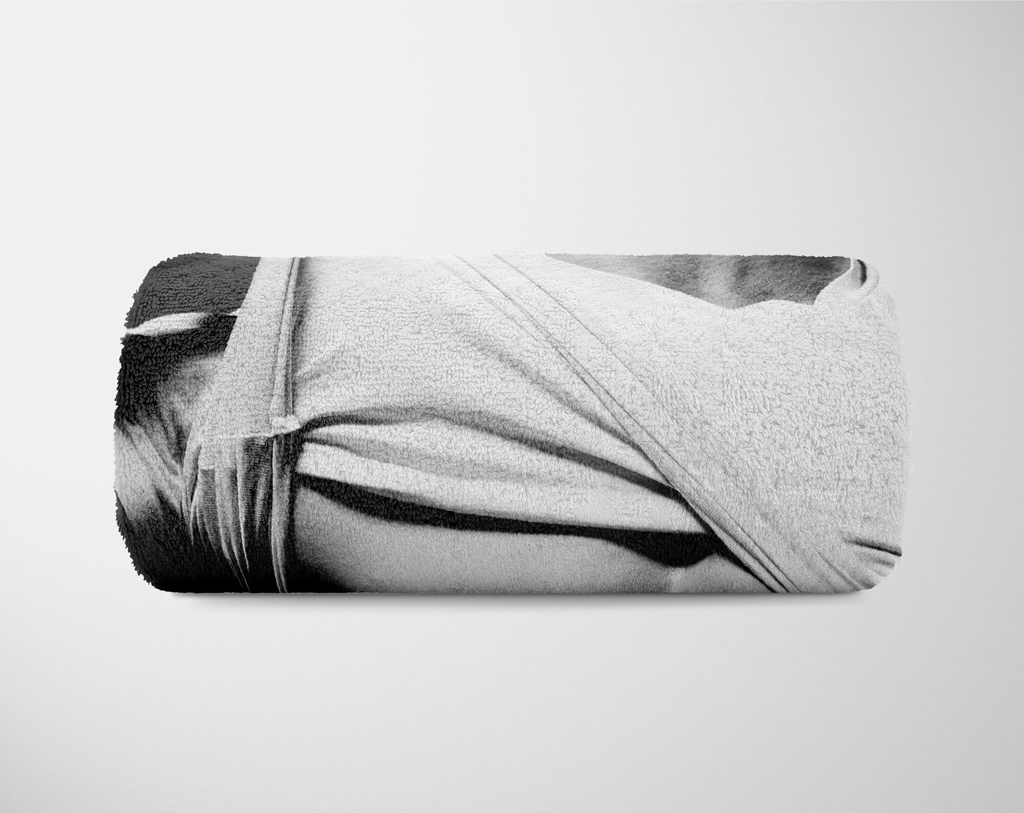 Strandhandtuch Bodybuilder Handtücher Handtuch Art Sinus Baumwolle-Polyester-Mix Kuscheldecke Saunatuch (1-St), Sixpac, Fotomotiv Handtuch mit