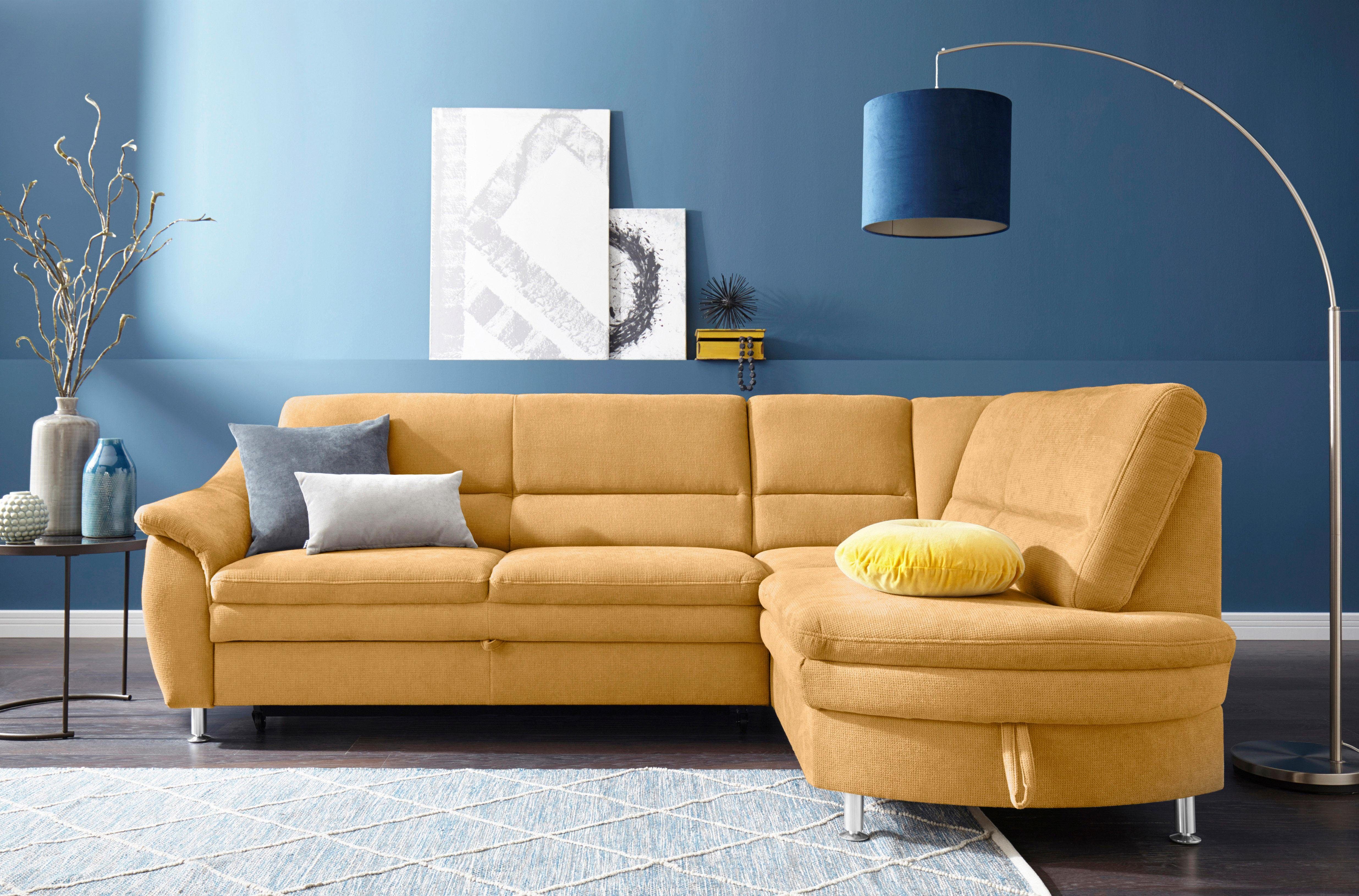 sit&more Ecksofa Cardoso L-Form, mit Federkern, günstig online kaufen