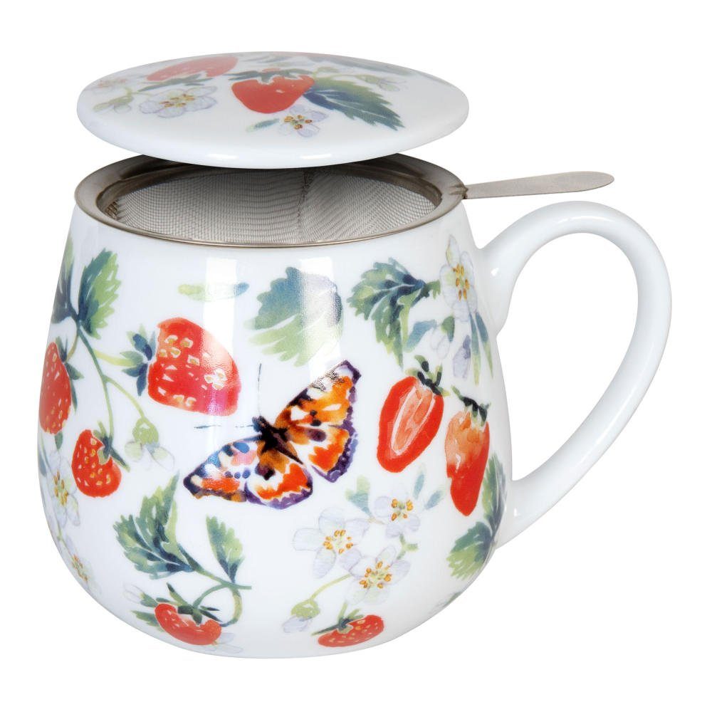Könitz Becher Tea For You Fruity Tea Strawberry - Victoria Lowe, Porzellan