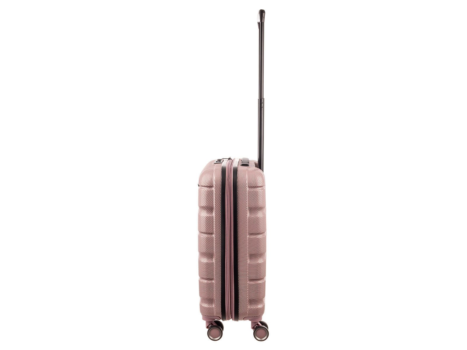 Franky Handgepäckkoffer ABS13 55er Trolley Hartschale, 4 Rollen, Dehnfalte