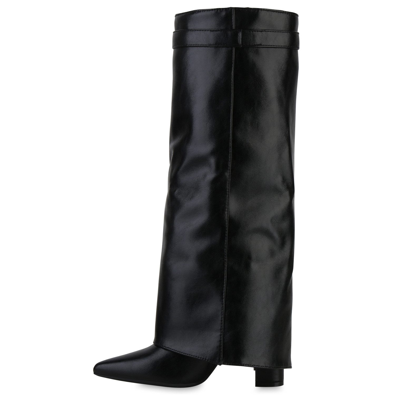 VAN HILL 841803 Stiefel Damen Gefütterte Klassische Stiefel Spitze Schnalle günstig online kaufen