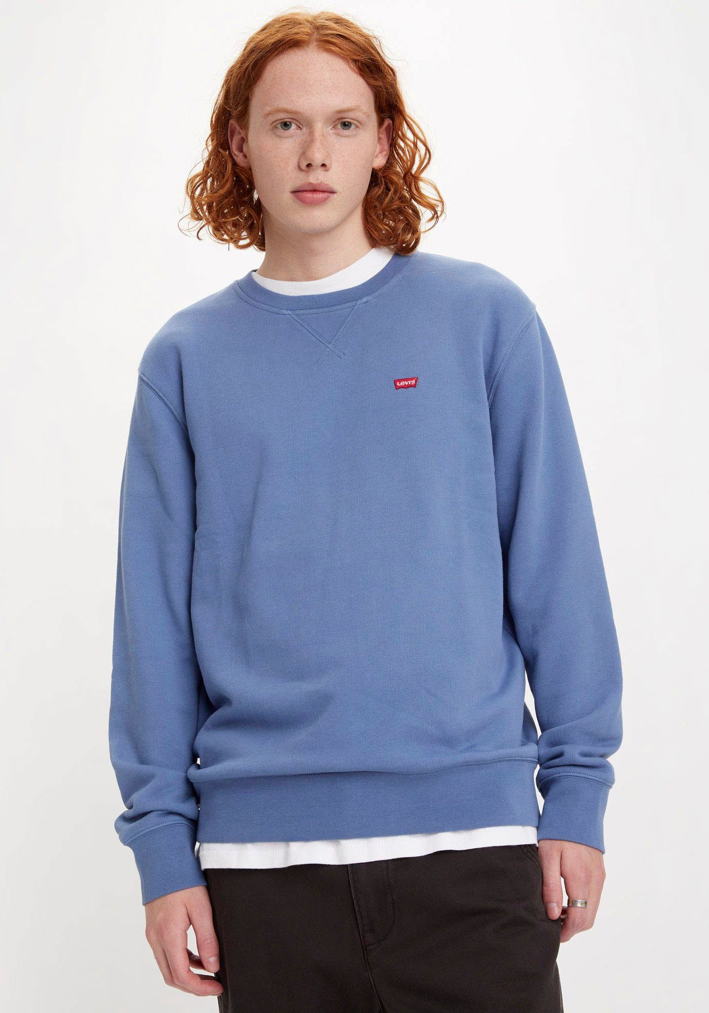 Levi's® Sweatshirt SWEATSHIRT NEW ORIGINAL CREW MOONLIGHT BLUE