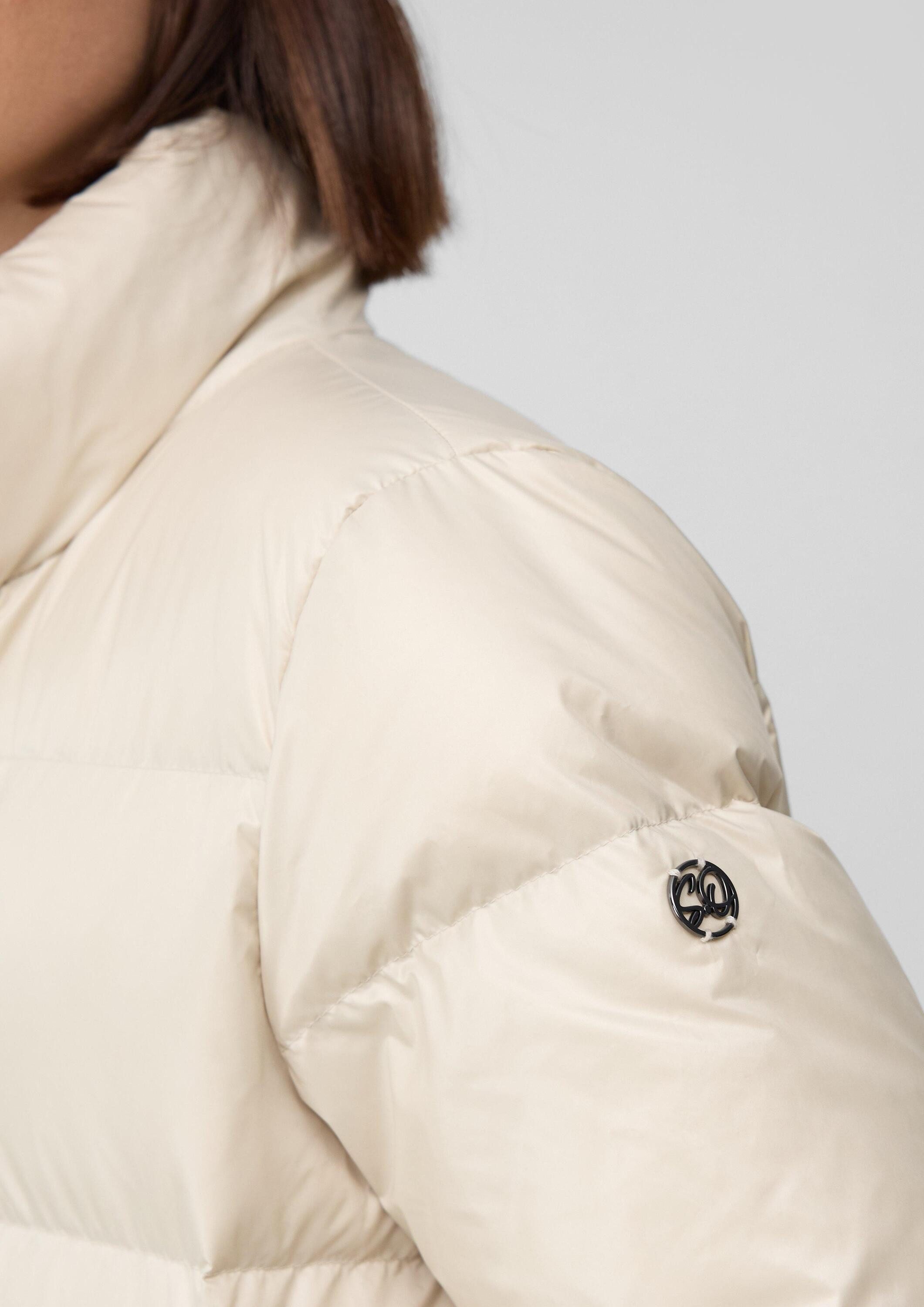 s.Oliver Winterjacke Outdoor-Jacke Steppjacke mit recycelter Daune und Federn