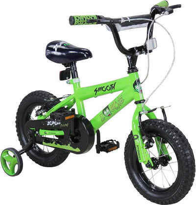 Actionbikes Motors Kinderfahrrad »Mädchen & Jungen Kinder Fahrrad Zombie in Grün«, 1 Gang, ohne Schaltung