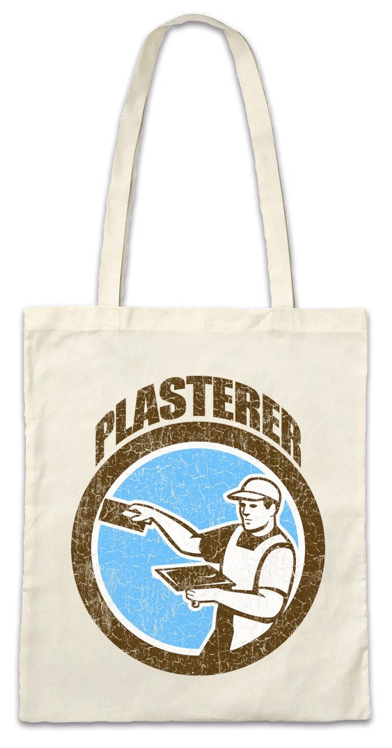 Beuteltasche Plasterer Stofftasche Stuckateur Maler Painter Artist Lackierer